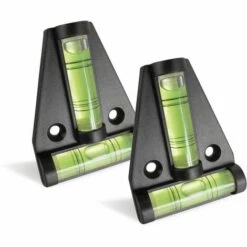 NO NAME Kreuzwasserwaage, 2er Set, Schwarz