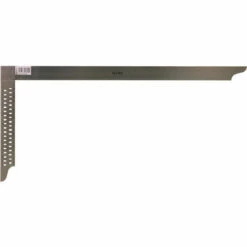 HaWe Zimmermannswinkel Mit Anreißlöcher 800 Mm Aus NIROSTA-Stahl, Metalwinkel, Eisenwinkel, Stahlwinkel, Messwinkel, Anschlagwinkel M. Anreißlöchern