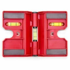 BERGLAND 3-Libellen-Pfostenwasserwaage Magnetisch Mit Fixierband -Angebote Fliesenleger-Werkzeug Store 11719311 3