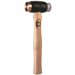 THOR Hammer Mit Rotkupfer Und Plastik Einsätze, Rund (Ø) 50 Mm, 2.500 G, Mit Holzstiel