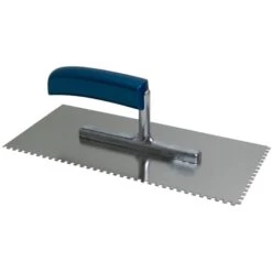 PETERS-LIVING 5x Edelstahl Glättkelle 4 X 4 Mm Zahnung 280 X 130 Mm Glättekelle -Angebote Fliesenleger-Werkzeug Store 12351856 3