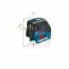 Bosch Punktlaser GCL 25, Baustativ, Schutztasche, Zubehör, L-BOXX Einlage