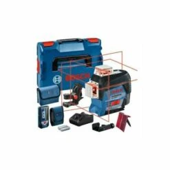 Bosch Linienlaser GLL 3-80 C, Akku, Ladegerät, Zubehör, L-BOXX