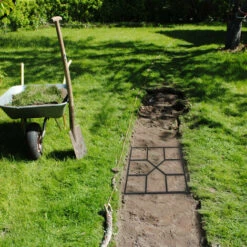 RELAXDAYS 10 X Betonform, Schalungsform Zum Selber Gießen, Gussform Für Gehwegplatten, 40x40cm, Robuster Kunststoff, Schwarz -Angebote Fliesenleger-Werkzeug Store 13235418 3