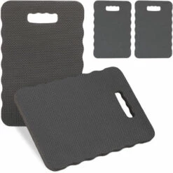 RELAXDAYS 4 X Kniebrett Für Garten Arbeit, Werkstatt, Haus, Schonende Kniehilfe, Kniematten BxT 40 X 26 Cm, EVA, Schwarz