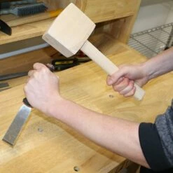 TOYA Vorel® Klopfholz Schreinerhammer Hammer Klüpfel Knipfel Holzhammer 500 G / 33 Cm -Angebote Fliesenleger-Werkzeug Store 13965824 3