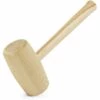 TOYA Vorel® Klopfholz Hammer Holz Klüpfel Knüpfel Holzhammer Rund 400 G / 28,5 Cm Typ 33532