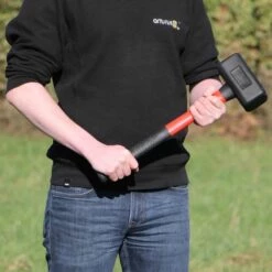 Yato® Rückschlagfreier Schonhammer 2,4 Kg Vorschlaghammer 495 Mm Fiberglasstiel Gummi Kunststoff-Hammer Fäustling -Angebote Fliesenleger-Werkzeug Store 14004575 5