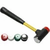 MISO TOOLS Set 4 In 1 - Ausbeulhammer Fiberglas 310mm + 4x Schlagkopf (weich, Mittelhart, Hart Und Metall)