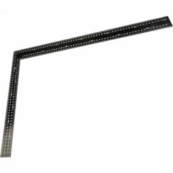 MISO TOOLS Zimmermannswinkel 90° Aus Stahl 600 Mm X 400 Mm Mit Metrischer Und Zölliger Skala