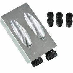 MISO TOOLS Bohrschablone Für Holzverbindungen 6 - 8 - 10 Mm Mit 15° Winkel Aus Aluminium