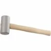 HAUSMARKE Aluminiumhammer Zylindrisch 0.250 Kg Mit Hickoryst