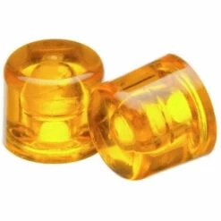 HAUSMARKE Ersatzköpfe Celluloseacetat 22 Mm Durchmesser Gelb