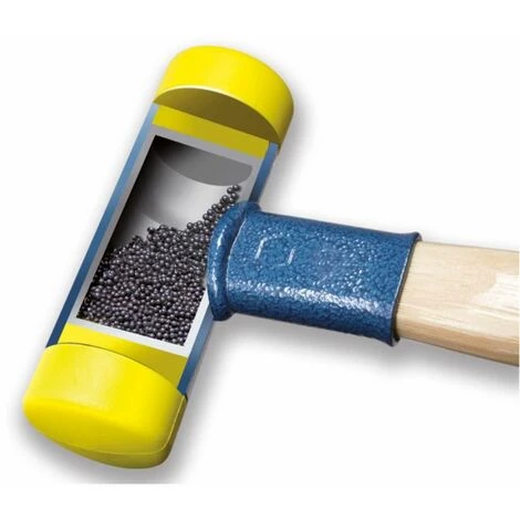 WIHA Schonhammer 35 Mm Kopfdurchmesser Mit Hickorystie 2 WIHA Schonhammer 35 Mm Kopfdurchmesser Mit Hickorystie – Bild 2