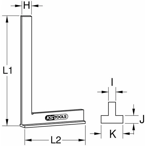 KSTOOLS® Anschlagwinkel. 200mm 300.0272 2 KSTOOLS® Anschlagwinkel. 200mm 300.0272 – Bild 2