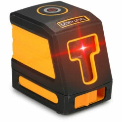 ASUPERMALL Laser-Entfernungsmesser, Orange, Rotes Licht