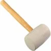 MISO TOOLS Gummihammer Weiß 900g Kopfgewicht Schonhammer Fliesenhammer Ausbeulhammer Kopfdurchmesser 70 Mm
