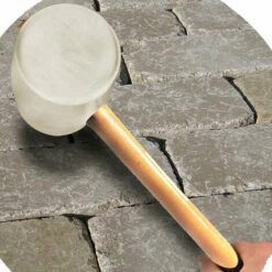 MISO TOOLS Gummihammer Weiß 900g Kopfgewicht Schonhammer Fliesenhammer Ausbeulhammer Kopfdurchmesser 70 Mm -Angebote Fliesenleger-Werkzeug Store 17001928 3