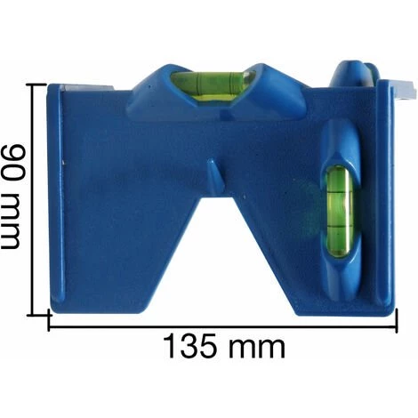 MISO TOOLS Pfosten-Wasserwaage Winkelwasserwaage 135mm Mit Drei Libellen Mit 4 Magnetstreifen Flügelwasserwaage 2 MISO TOOLS Pfosten-Wasserwaage Winkelwasserwaage 135mm Mit Drei Libellen Mit 4 Magnetstreifen Flügelwasserwaage – Bild 2