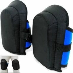 Deuba Gel Knieschoner Unigröße Stufenlos Verstellbare Stoffriemen Robust Knieschützer Knieschutz Kniepolster