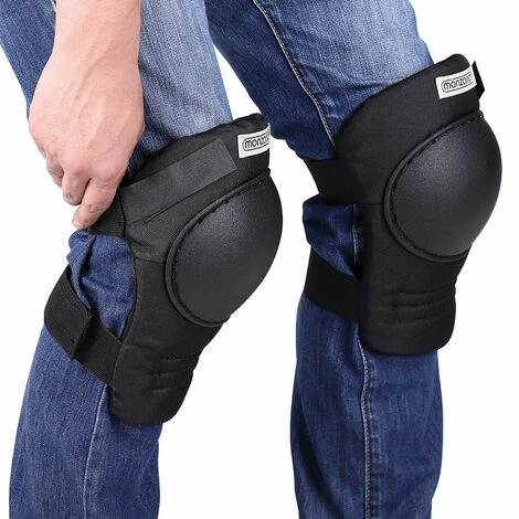 DEUBA Monzana Knieschoner Stufenlos Verstellbar 1 Paar Knieschützer Kniepolster Leichtgewichtiger Knieschoner 3 DEUBA Monzana Knieschoner Stufenlos Verstellbar 1 Paar Knieschützer Kniepolster Leichtgewichtiger Knieschoner – Bild 3