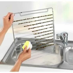 WENKO® Scheuerschwamm Topfschwamm Küchenschwamm Topfreiniger Reinigungsschwamm Geschirr -Angebote Fliesenleger-Werkzeug Store 19655228 3