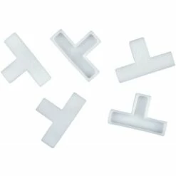 WEITERE Fliesen-T-Stücke 4 Mm 250Stk Kunststoff Fliesenwerkzeug Fliesenkeile Fugenkeile