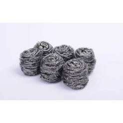 TrendLine Edelstahlspiralen 6-er Pack Topfkratzer Topfreiniger Pfannenreiniger