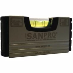 SANPRO Mini Wasserwaage 10 Cm - Kleine Kurze Waage Für Werkzeugkoffer / Taschen