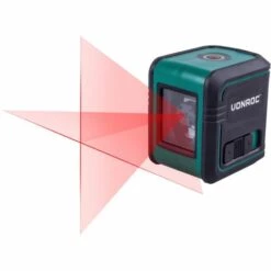 VONROC Kreuzlinienlaser - Rot - Selbstnivellierend - 10 Meter - Inkl. Montagebügel, Aufbewahrungstasche Und Batterien -Angebote Fliesenleger-Werkzeug Store 23286936 2