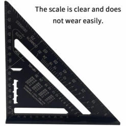 ASUPERMALL Schwarzes Aluminium Oxidbildner, 90 ° Bis 45 ° Dreieckformigen Fuße, 7 Inches -Angebote Fliesenleger-Werkzeug Store 23552166 3