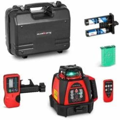STEINBERG Rotationslaser Linienlaser Baulaser Rotationslaser Selbstnivellierend Ø500m Grün