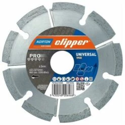 Norton Clipper Diamanttrennscheibe Mörtelräumer Pro Universal TP - 115x8,0x22,2 Mm