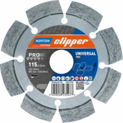 Norton Clipper Diamanttrennscheibe Rissfräser Pro Universal TP-V - 115x6,5x22,2 Mm