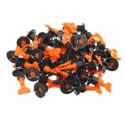 AUGIENB MECO 100 Stücke Fliesen-Nivellierer Nivelliersystem-Kits Wiederverwendbar Abstandshalter Mit 2 Schraubenschlüssel Für Bau Mauern Und Böden -Angebote Fliesenleger-Werkzeug Store 25860625 4