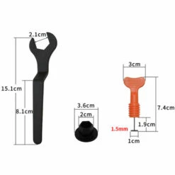 AUGIENB MECO 100 Stücke Fliesen-Nivellierer Nivelliersystem-Kits Wiederverwendbar Abstandshalter Mit 2 Schraubenschlüssel Für Bau Mauern Und Böden -Angebote Fliesenleger-Werkzeug Store 25860625 5