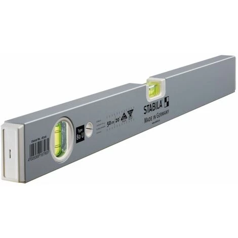 STABILA Wasserwaage Type 80 U, 50 Cm 1 STABILA Wasserwaage Type 80 U, 50 Cm
