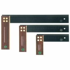 ECE 409 Winkel Schenkellänge 150 Mm Gelaserte Mm-Skala Palisanderholz