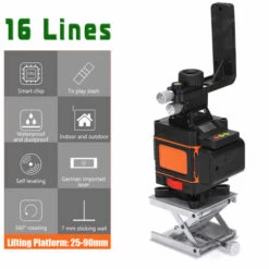 KINGSO 4D 16 Lines Automatische Grüne Laserlichtstärke Messen Sie Die Kreuzdrehung Um 360 Grad Mit Hoher Präzision -Angebote Fliesenleger-Werkzeug Store 27159562 3