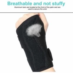 BEARSU Handgelenkstütze Handgelenkbandage Für Tendinitis, Handgelenkschiene Für Fitness, Handgelenk Bandagen Mit Abnehmbarem Schienenstabilisator Für Lindert Handgelenkschmerz(Links) -Angebote Fliesenleger-Werkzeug Store 27611642 4