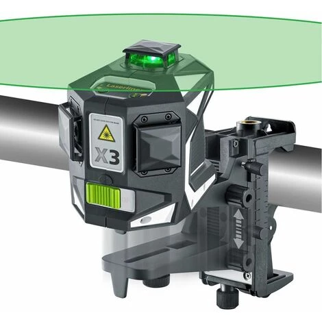 LASERLINER Kreuzlinienlaser X3-Laser Pro (CrossGrip Plus;L-Boxx, 2. Akku 4.500) 3 LASERLINER Kreuzlinienlaser X3-Laser Pro (CrossGrip Plus;L-Boxx, 2. Akku 4.500) – Bild 3