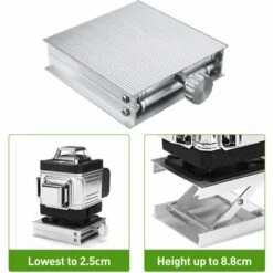 INSMA 16 Linie Laser Level 4D Grün Licht Auto Selbst Ausgleich Kreuz 360°Drehbar 1 X Lithiumbatterie -Angebote Fliesenleger-Werkzeug Store 28164068 3