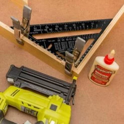 LITZEE Metrisches Dreieck Quadrat Professionelles Holzbearbeitungswinkel Lineal Winkelmesser Messwerkzeug Legierung Sparren Quadrat Zimmermann Hochpräzise - 30CM -Angebote Fliesenleger-Werkzeug Store 28932237 5