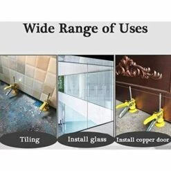 LITZEE Leveler Leveler Leveler Hilfsfliesen-Nivellierungswerkzeug Wandnivellierungswerkzeug Obere Höhe PP Metall, Wandnivellierungssystem Keramikfliesen-Locator -Angebote Fliesenleger-Werkzeug Store 28932594 5