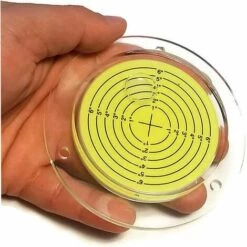 LITZEE Runde Runde Wasserwaage Mit Befestigungslöchern Für Wohnmobile, Grün, 100 Mm -Angebote Fliesenleger-Werkzeug Store 28932885 4