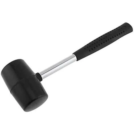 LITZEE Schwarzer Gummihammer Für Gummihammer Mit Totenkopf Und Gummigriff Für Alle Handarbeiten 20 X 8 X 3 Cm 1 LITZEE Schwarzer Gummihammer Für Gummihammer Mit Totenkopf Und Gummigriff Für Alle Handarbeiten 20 X 8 X 3 Cm