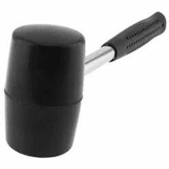 LITZEE Schwarzer Gummihammer Für Gummihammer Mit Totenkopf Und Gummigriff Für Alle Handarbeiten -Angebote Fliesenleger-Werkzeug Store 28933419 3