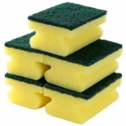 BETTERLIFE 5 Packungen I-förmig Verdicktes Doppelseitiges Schwammwischtuch E077 Dekontaminationsreinigung Für Die Küche Spülschwammbürste