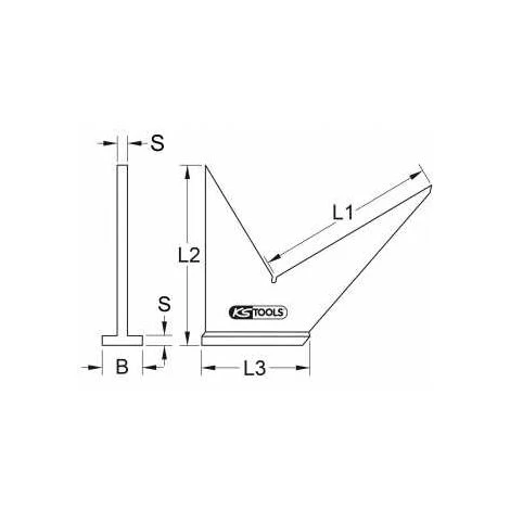 KSTOOLS KS Tools Gehrungswinkel, 107 Mm 2 KSTOOLS KS Tools Gehrungswinkel, 107 Mm – Bild 2
