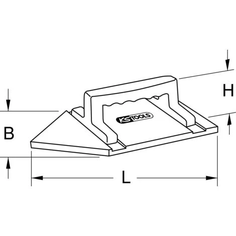 KSTOOLS KS TOOLS Holz-Reibebrett, Spitz, 180x270mm 2 KSTOOLS KS TOOLS Holz-Reibebrett, Spitz, 180x270mm – Bild 2